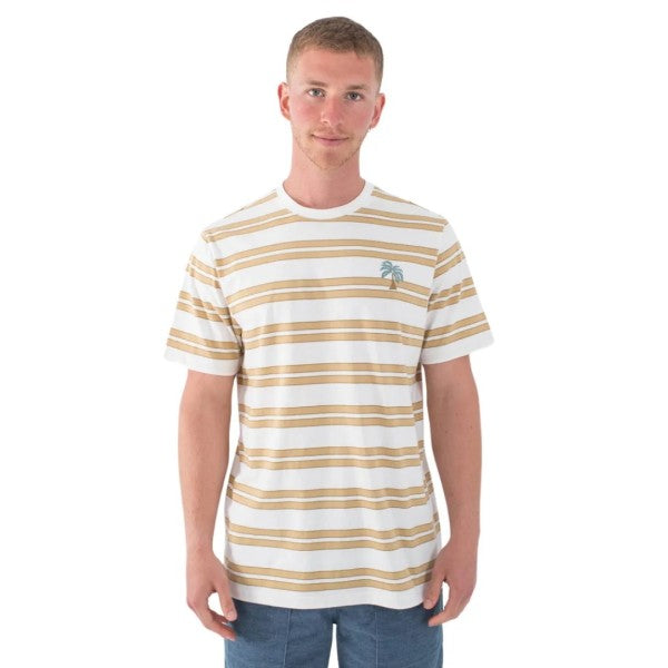 Hurley T-Shirt Natural Stripe