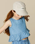 Caribou Casquette Rayée Sable