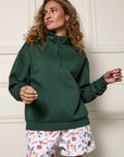 Womance Chandail Col Haut Zip 9153