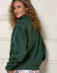 Womance Chandail Col Haut Zip 9153
