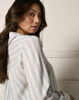 Womance Chemise Courte Rayée 4074