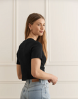 Womance T-Shirt Court Rib