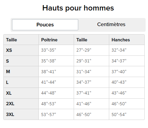 Guide des tailles desktop - New Balance T-Shirt Hoops Graphic
