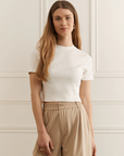 Womance T-Shirt Court Rib