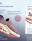 Asics Chaussures de Course GT-2000 13 D Femme (Coupe Large)