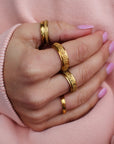 CreatiVal Bague de Méditation Floria