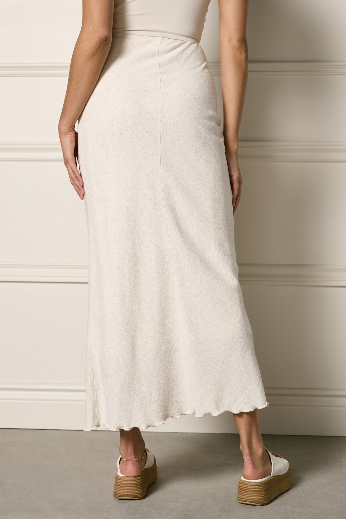 Womance Jupe En Lin 6064