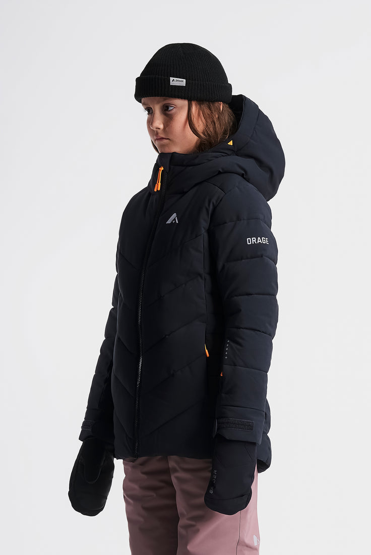 Orange Manteau Riya Synthétique (7 à 16 ans)