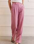 Womance Pantalon Rose Droit