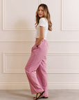 Womance Pantalon Rose Droit