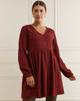 Womance, robe en velours côtelé 2108