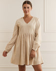 Womance, robe en velours côtelé 2108