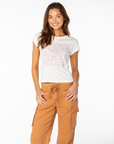 Roxy T-Shirt Flower Tile