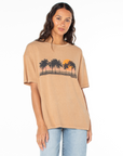 Roxy T-Shirt Palm Stripe