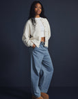 Womance Jeans Jambe Large 7033