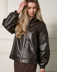 Womance Veste Faux Cuir 3027