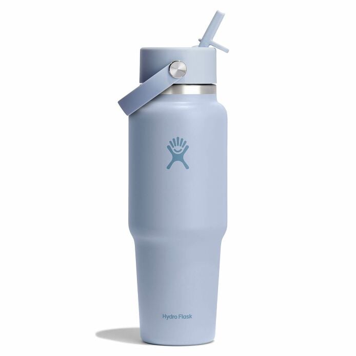 Hydro Flask Bouteille 32 oz Wide Mouth Travel with Flez Straw Cap