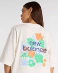 New Balance T-Shirt Flower Oversize