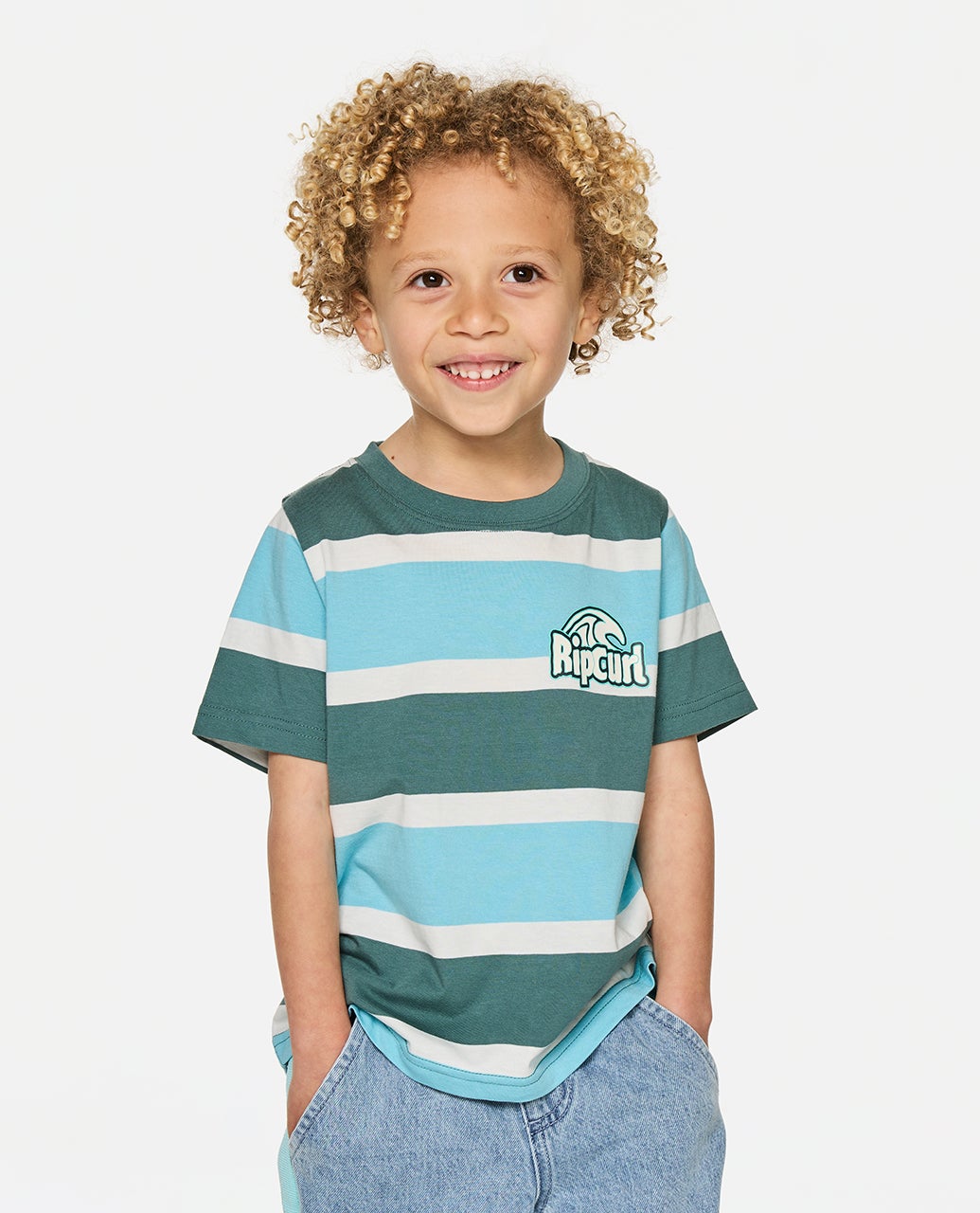 RipCurl T-Shirt Paddle Out Stripe (1 à 8 ans)