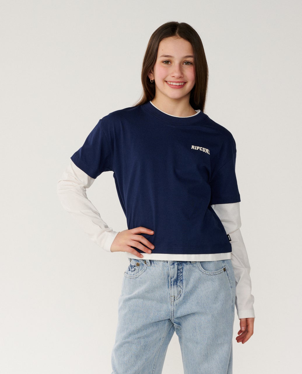 RipCurl T-Shirt Manches Longues Retro Rama (8 à 14 ans)