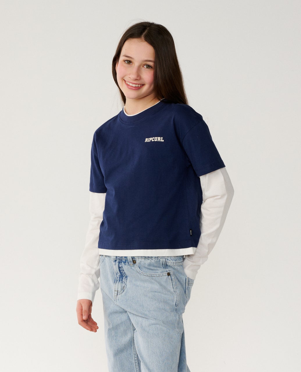 RipCurl T-Shirt Manches Longues Retro Rama (8 à 14 ans)