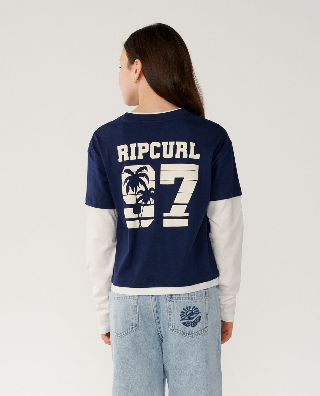 RipCurl T-Shirt Manches Longues Retro Rama (8 à 14 ans)