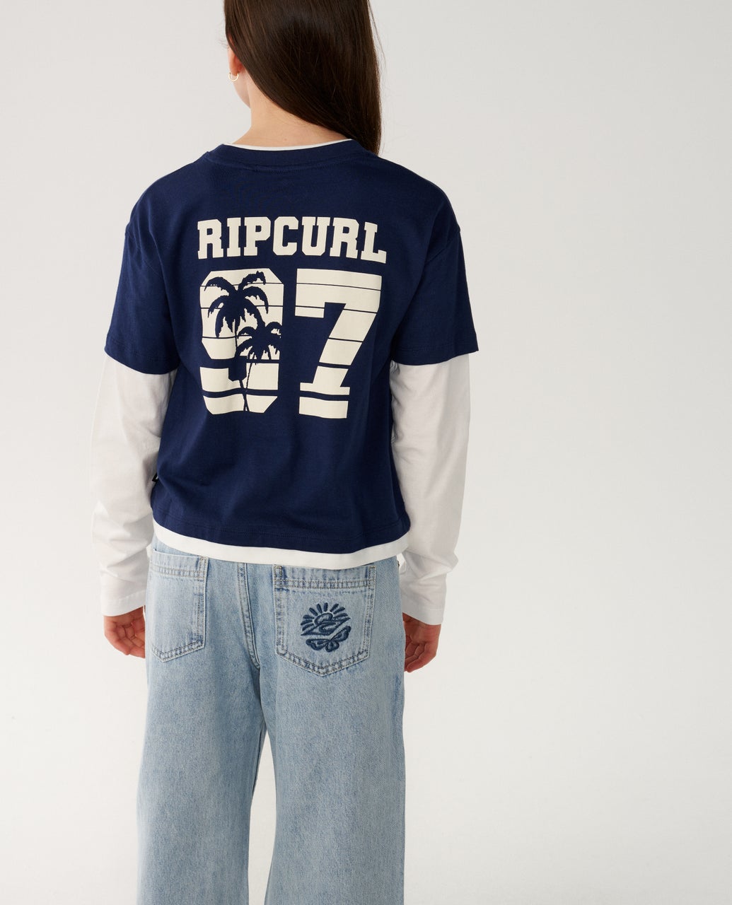 RipCurl T-Shirt Manches Longues Retro Rama (8 à 14 ans)