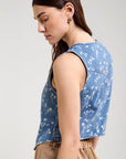 Womance Gilet En Denim 3034