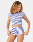 Roxy Haut De Maillot Stripe Out Crop
