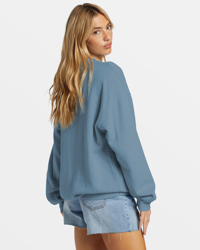 Billabong Ride In Oversized Crewneck