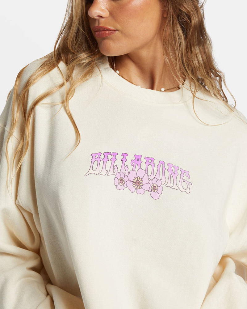 Billabong Ride In Oversized Crewneck