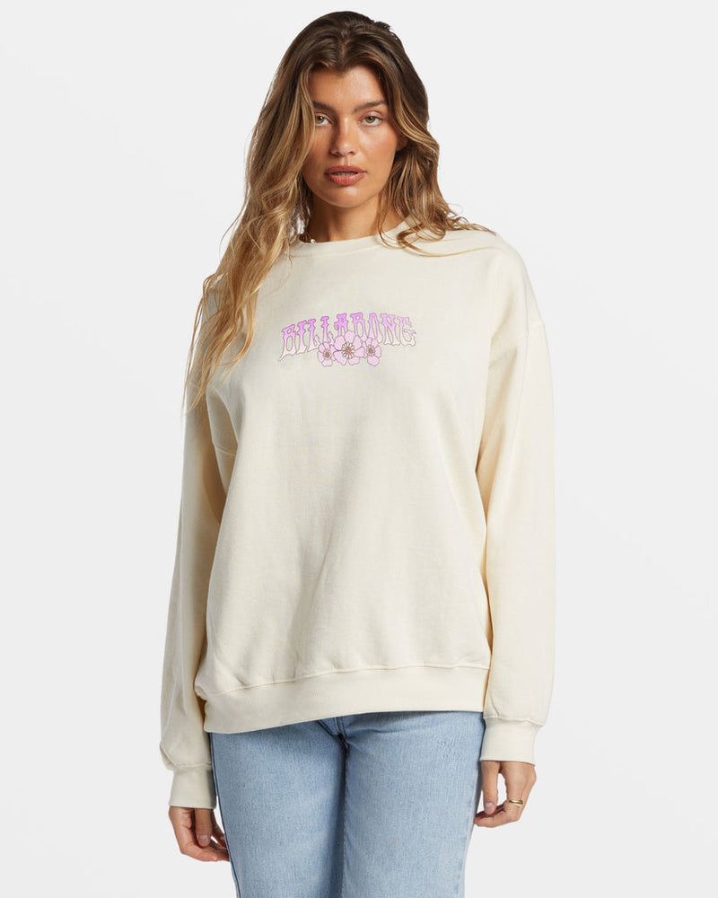 Billabong Ride In Oversized Crewneck