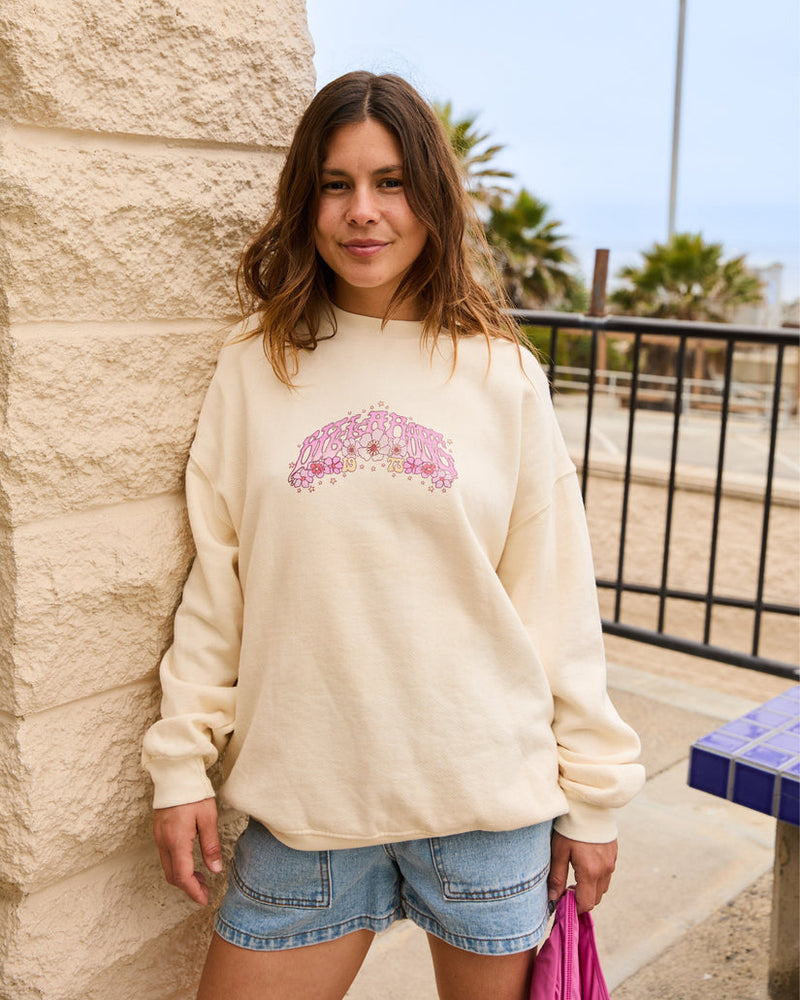 Billabong Ride In Oversized Crewneck