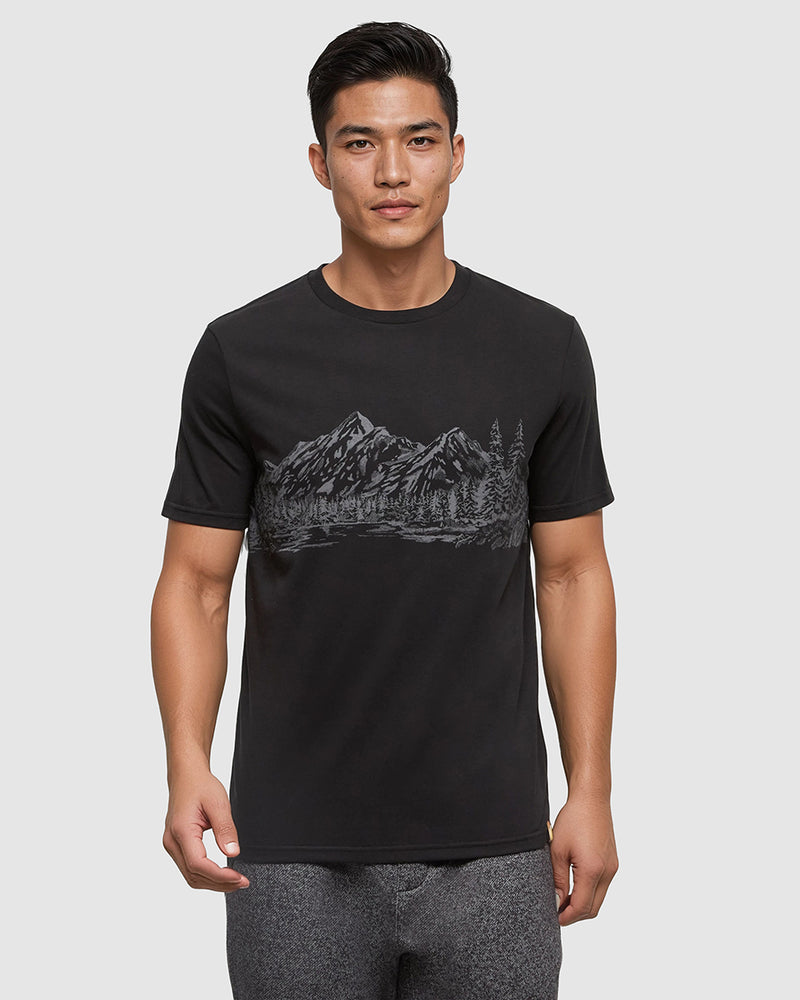Tentree T-Shirt Mountain Scenic