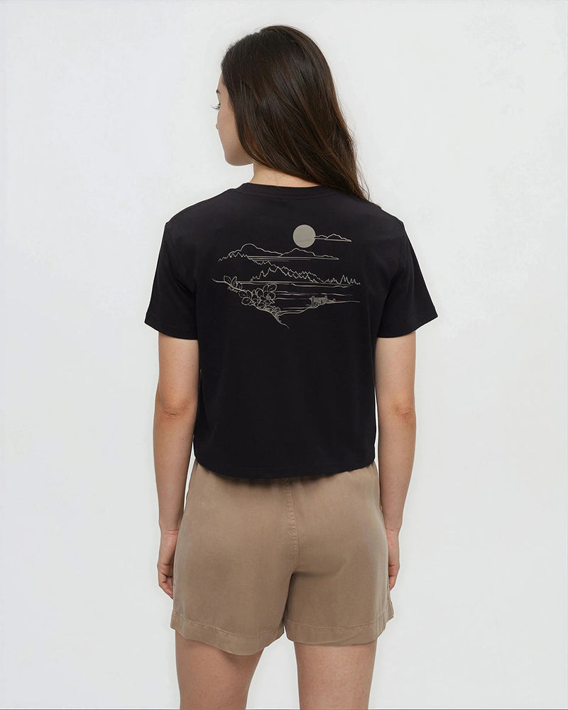 Tentree T-Shirt Wild Rose Lake