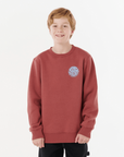 Rip Curl Coton Ouaté Wetsuit Icon Crew (8 à 16 ans)