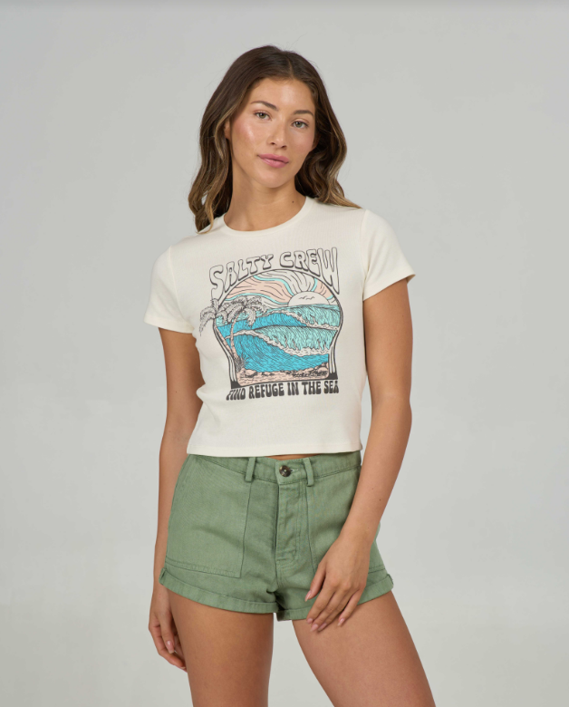 Salty Crew T-Shirt Keyhole