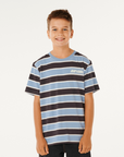 RipCurl T-Shirt Eternal Shred Stripe (8 à 16 ans)