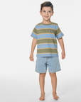 RipCurl T-Shirt Ride The Wave Stripe (1 à 8 ans)
