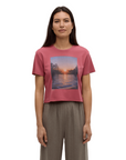 Tentree T-Shirt Lake View Crop