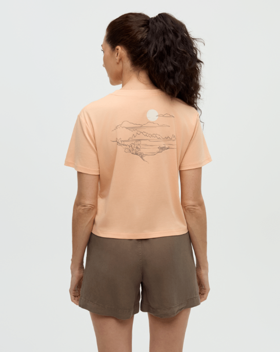 Tentree T-Shirt Wild Rose Lake