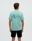 Tentree T-Shirt Haiti Palm Over