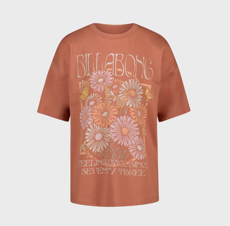 Billabong T-Shirt Be Free Oversize (6 à 14 ans)