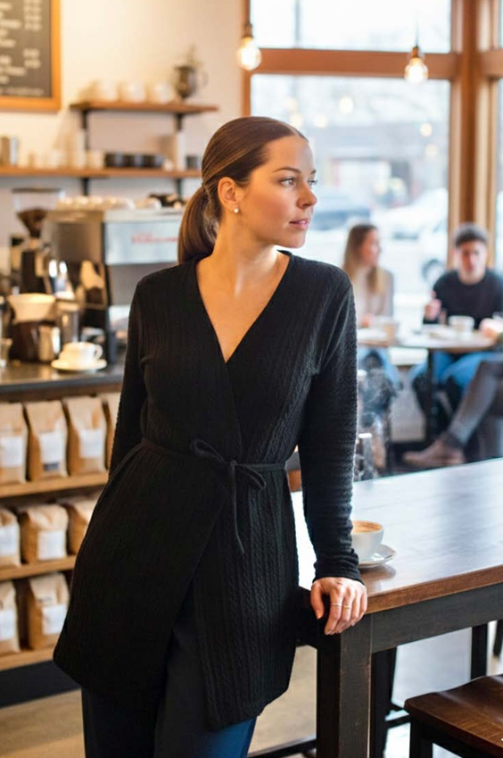 Louve Cardigan Avec Cordes
