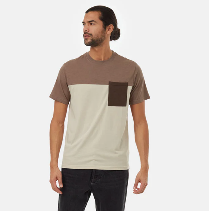 Tentree T-Shirt Blocked Pocket