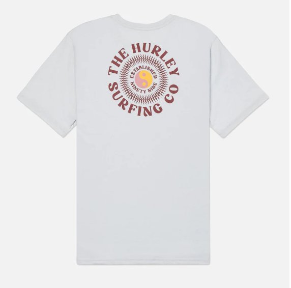 HURLEY T-SHIRT EVERYDAY H2O-DRI KELP CIRCLE