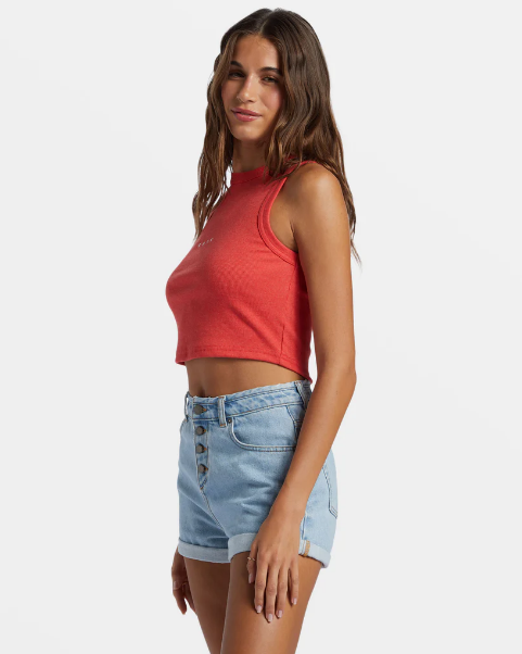 Roxy Camisole Fitted Rib Tank Top