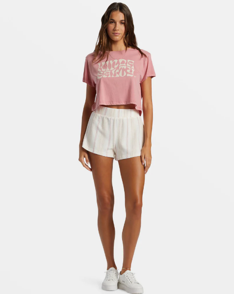 Roxy T-Shirt Kinda Salty Cropped