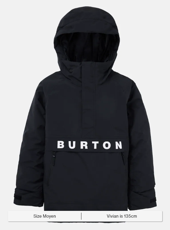 Burton Veste Anorak Frostner Junior