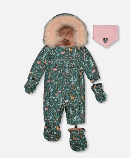 Deux par Deux Combinaison Une Pièce Baby Snowsuit